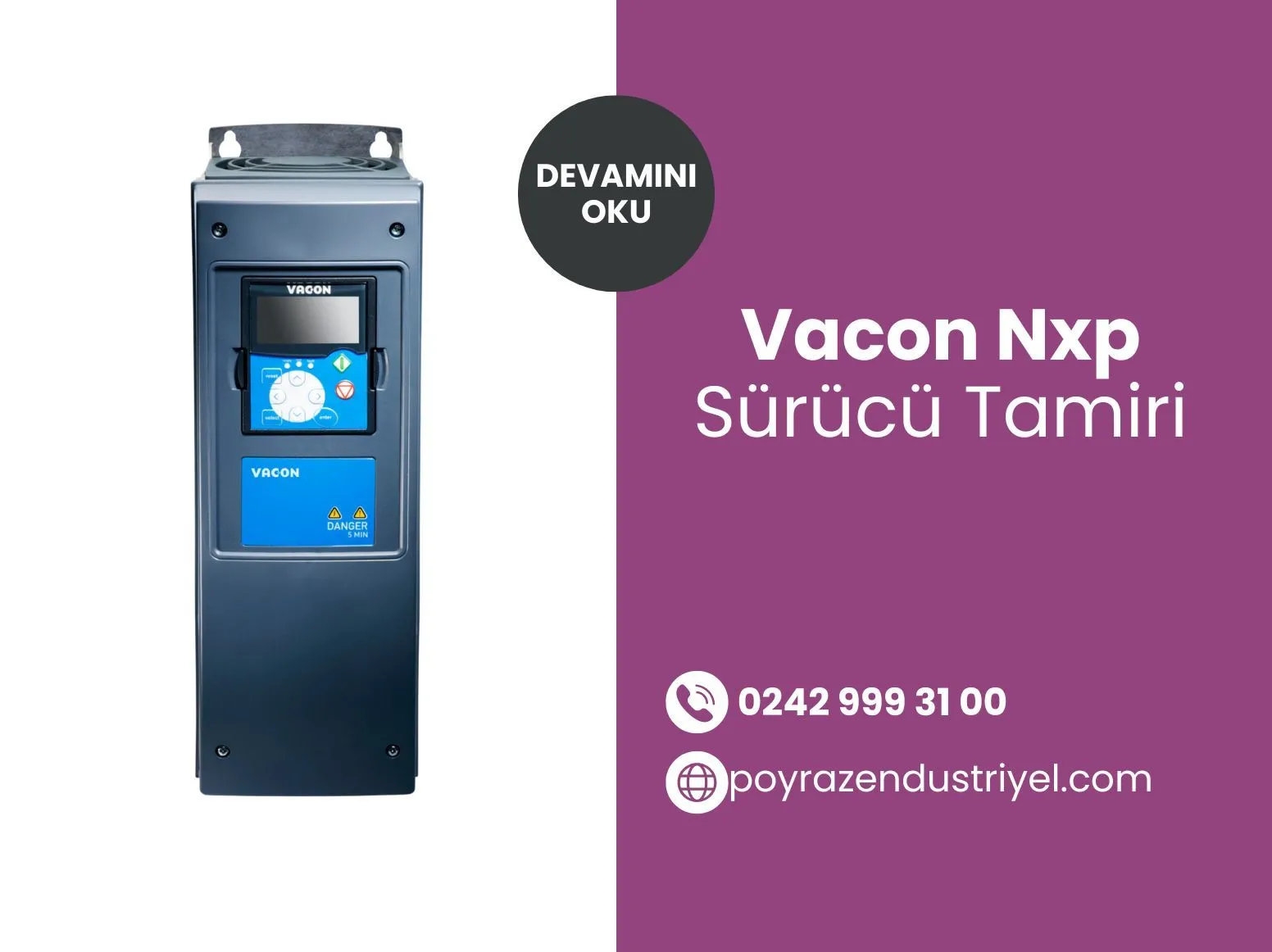 Vacon Nxp Sürücü Tamiri